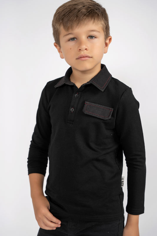 DENIM STITCHED SHIRT