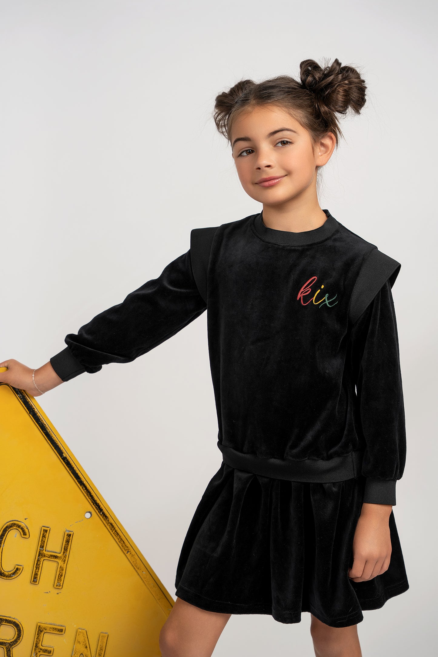 RIB EDGE VELOUR TOP