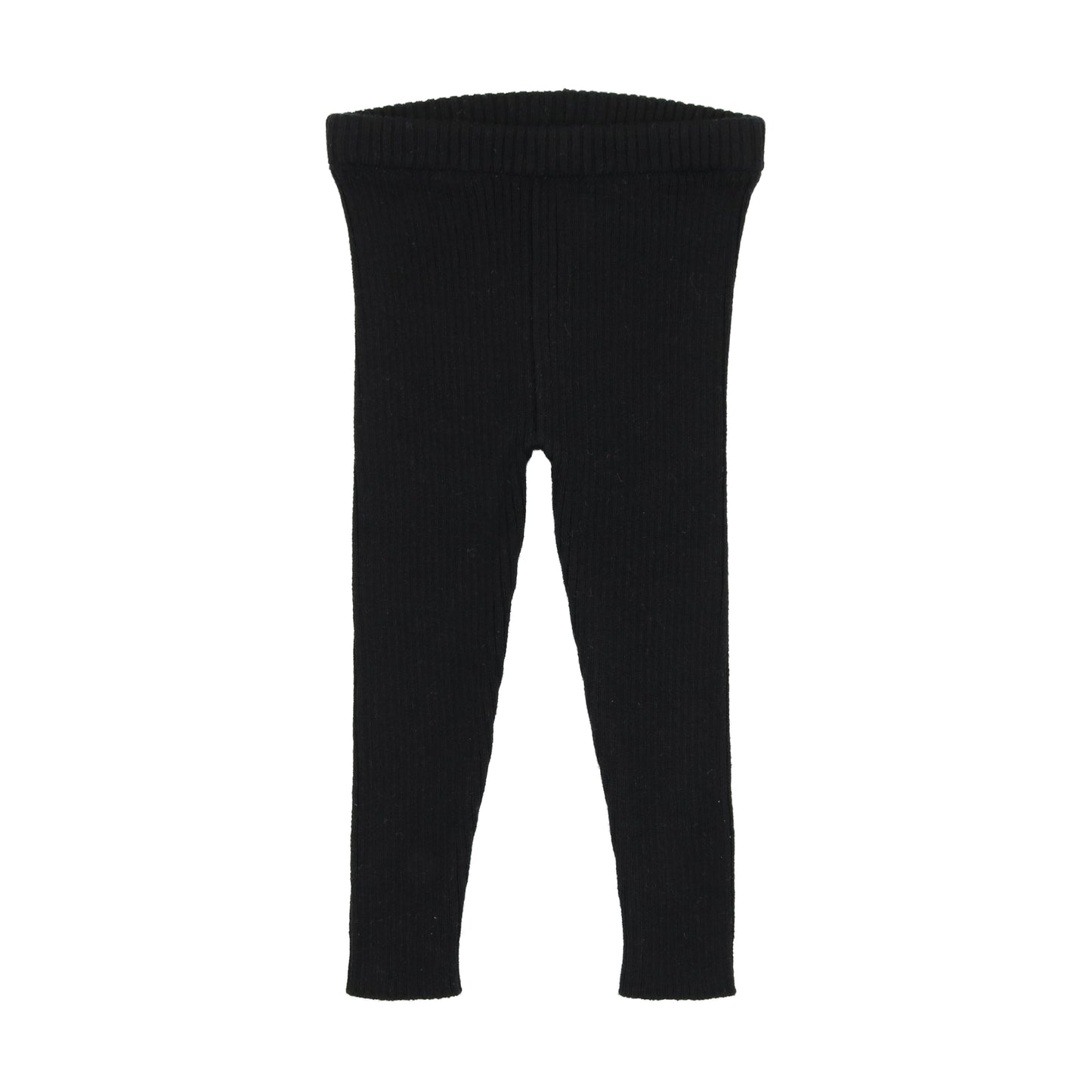 Black Knit Long Leggings