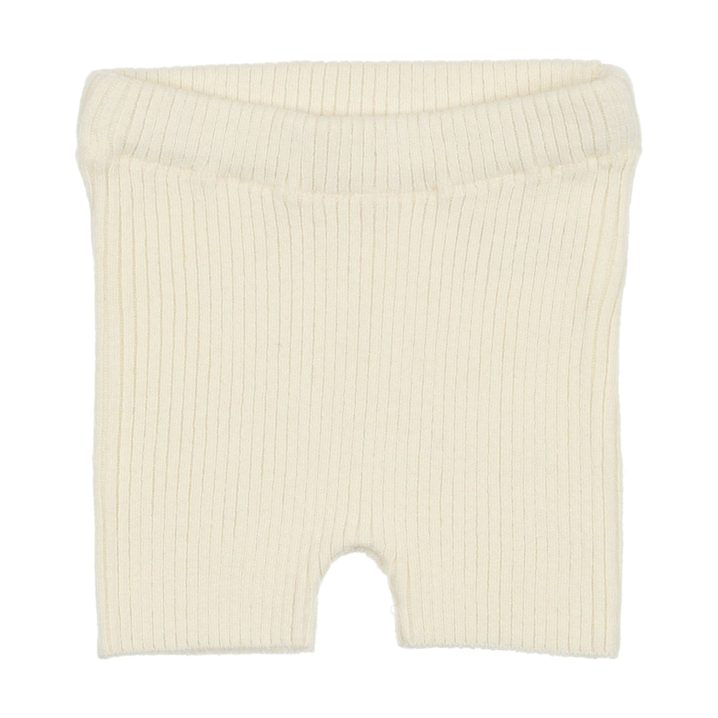 IVORY KNIT SHORTS