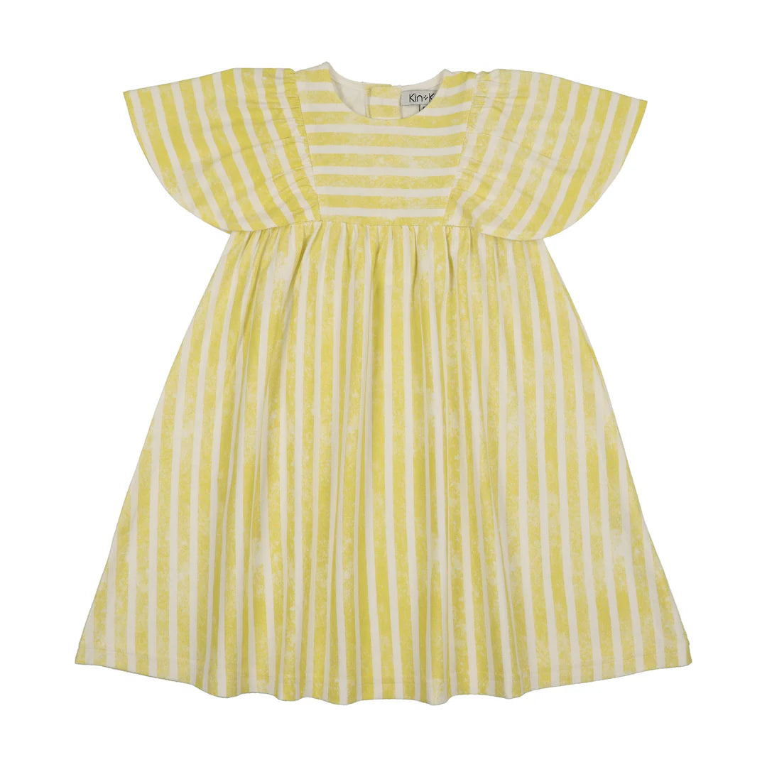 Striped Jumper- Neon Yellow Stripes