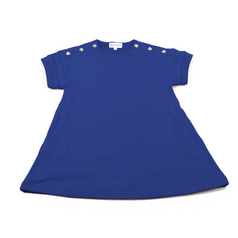 Snap Collection - Royal Blue Dress - Short Sleeve