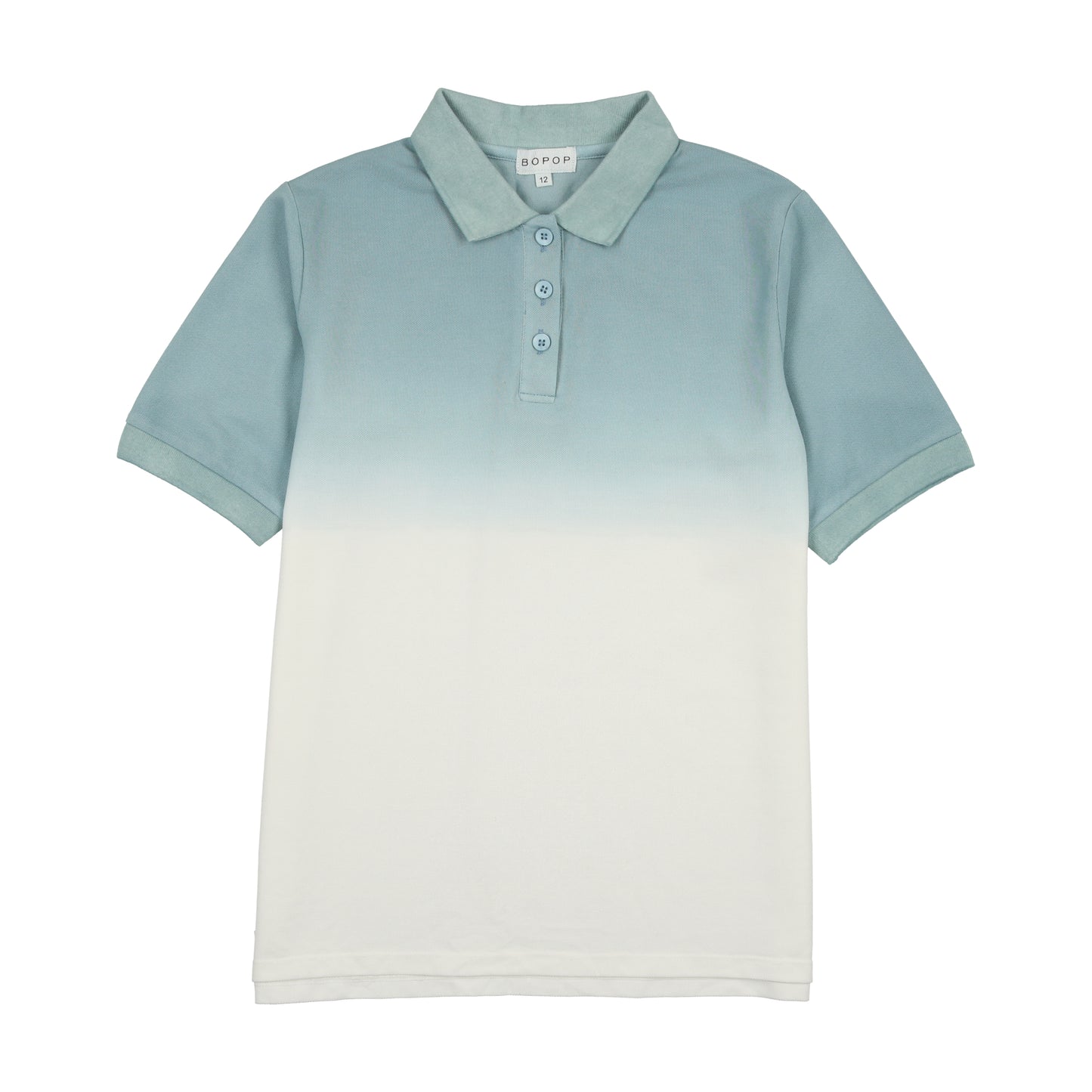 Denim Ombre Polo - Short Sleeve