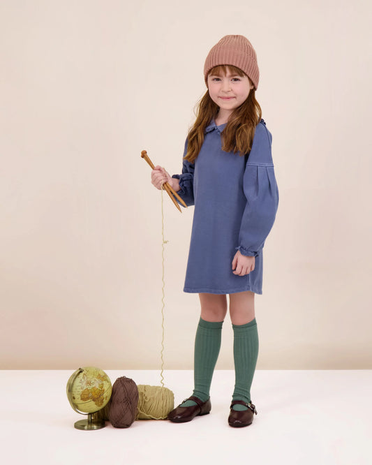 Wash Sweatshirt Dress Blue Wash