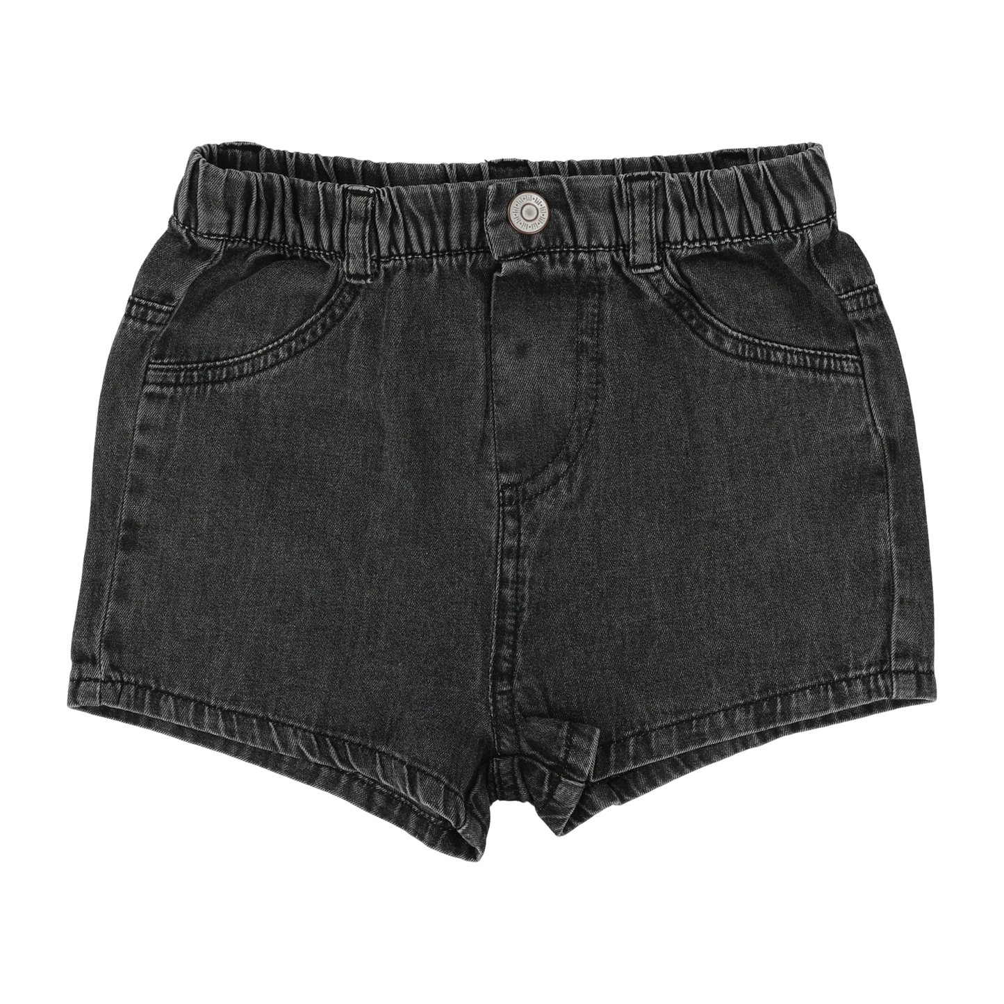 Denim Shorts- Black Wash