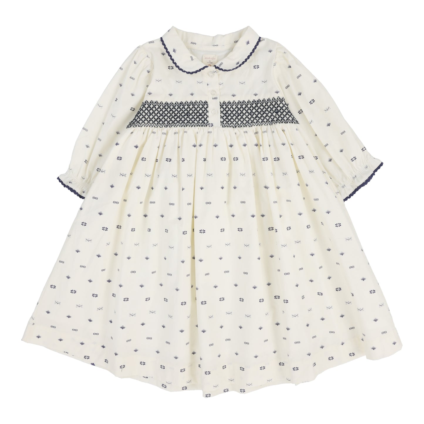 Geometric Dress Three Quarter Sleeve