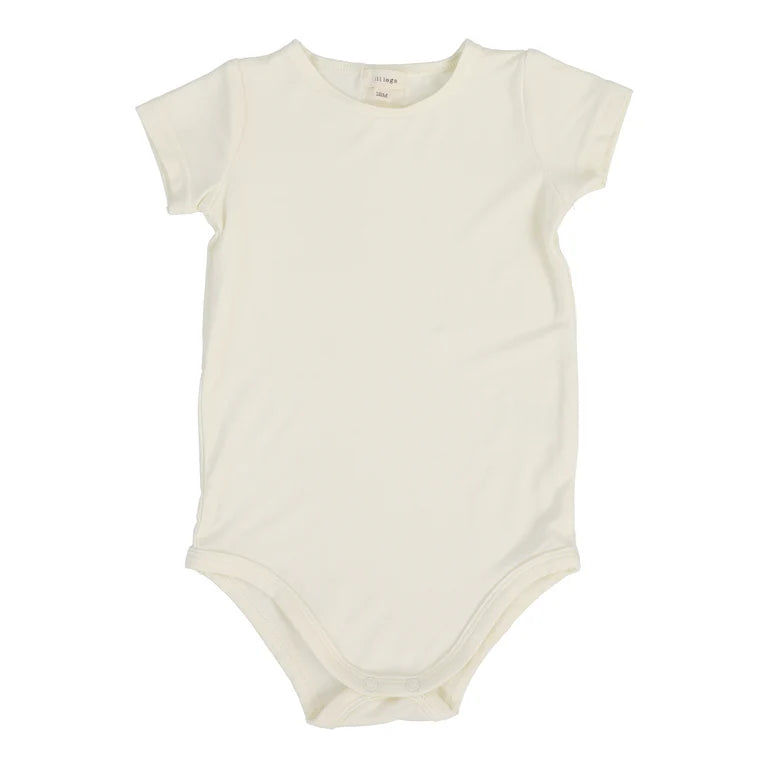 Bamboo Short Sleeve Onesie Cream
