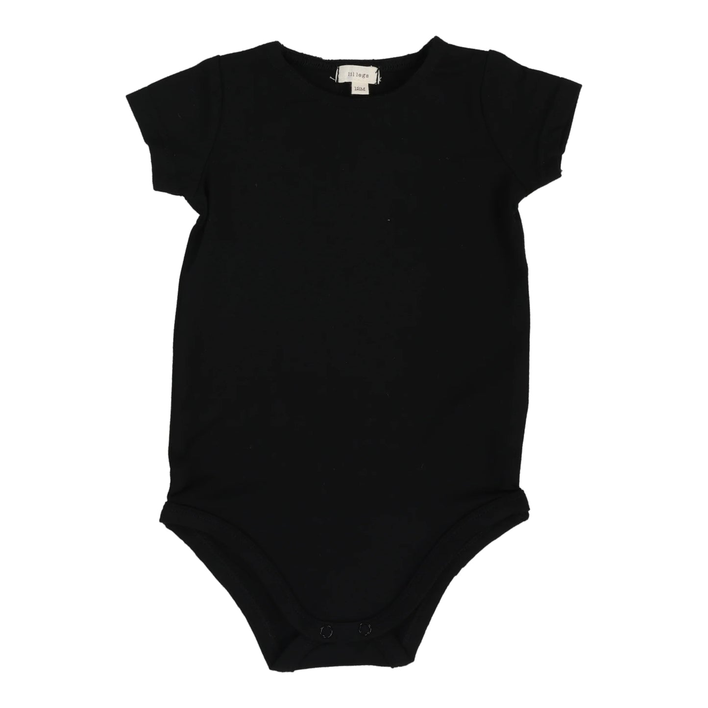 Bamboo Short Sleeve Onesie Black