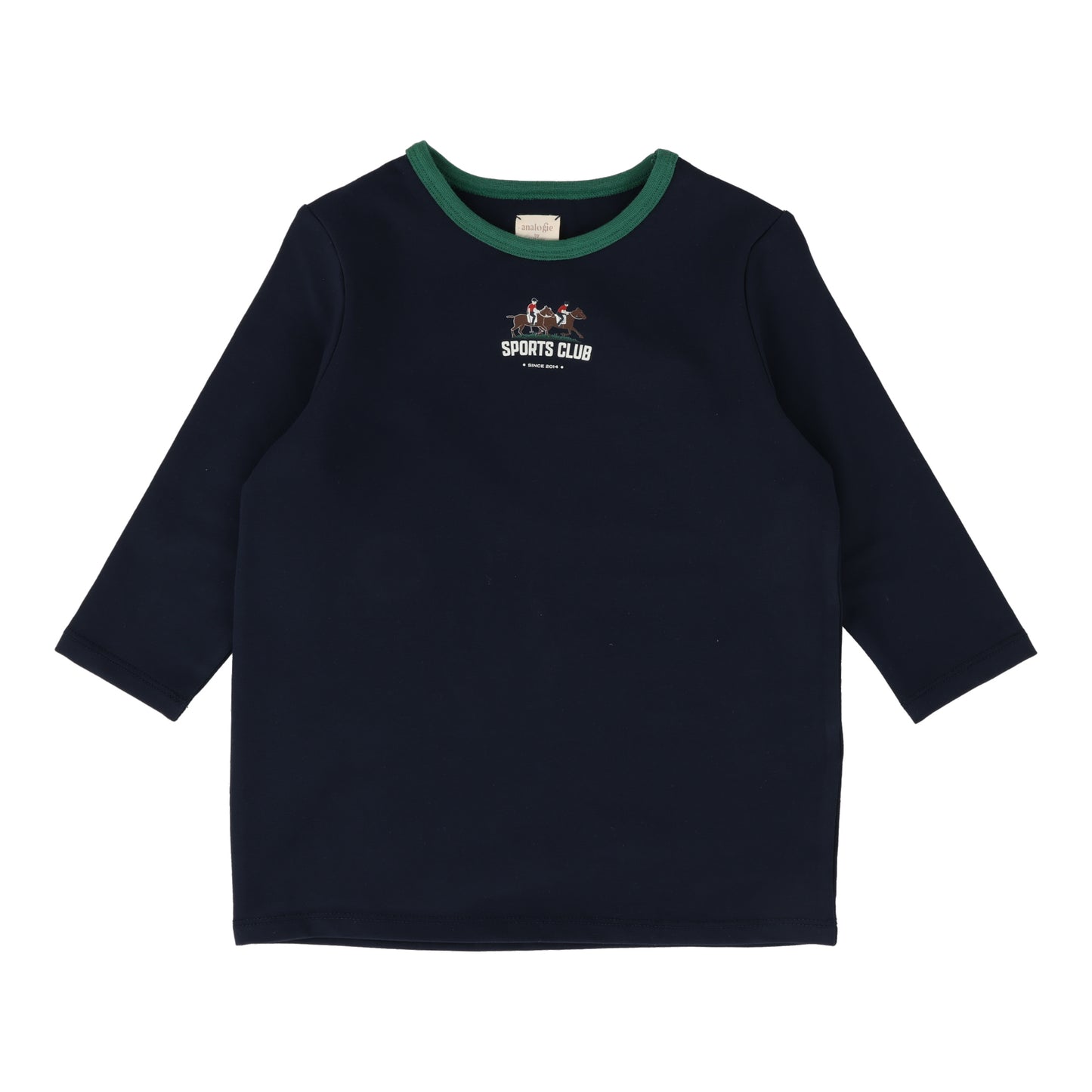 Girls Tee Long Sleeve Navy