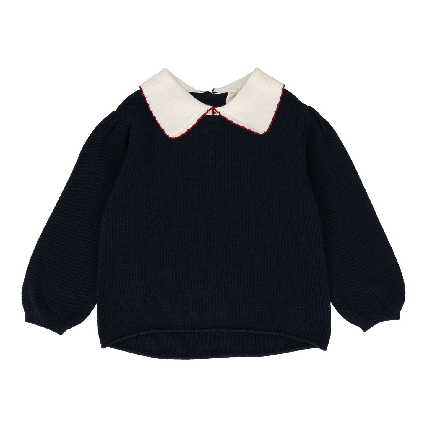 Girls Knit Top Navy