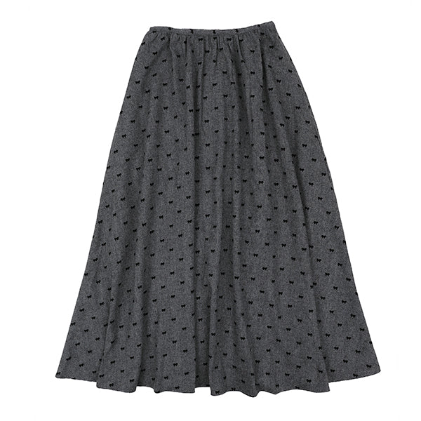 Della Bows Grey Skirt