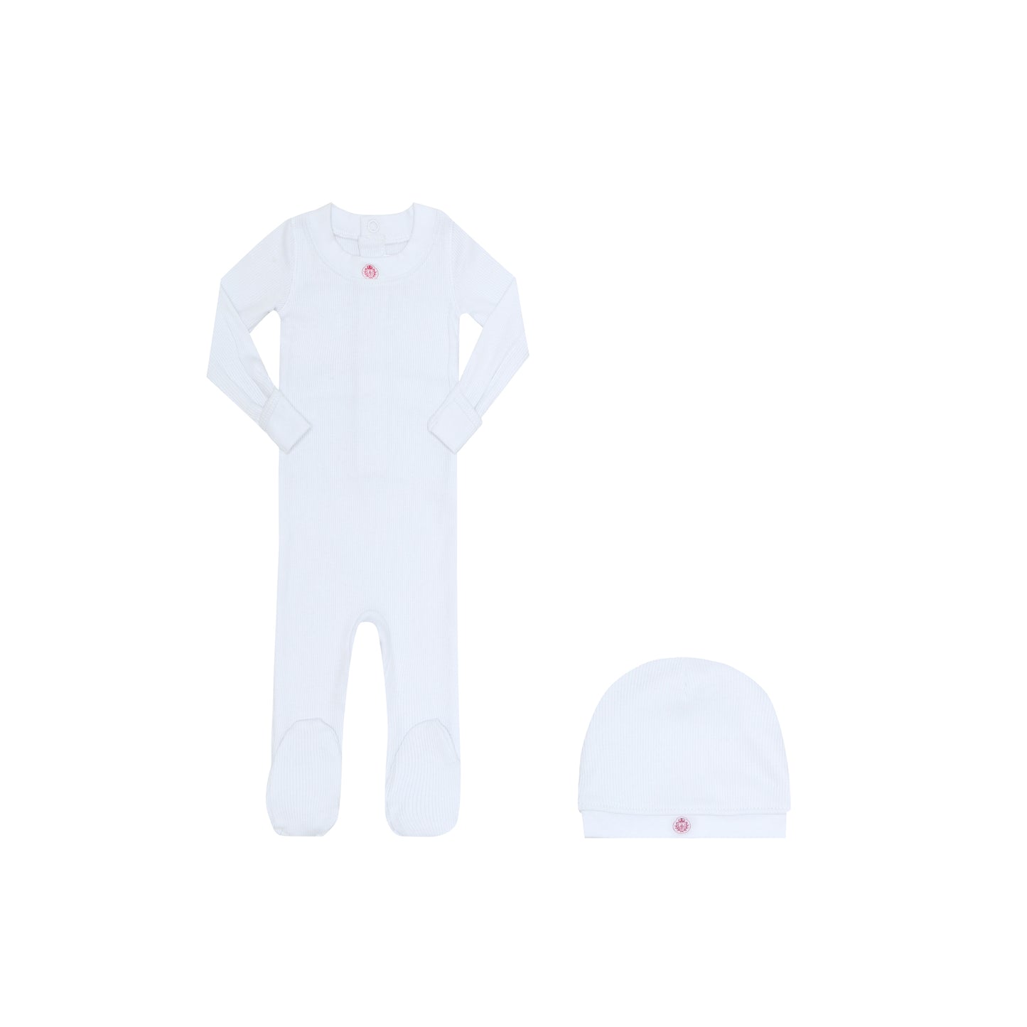 Logo Stretchy- White/Pink
