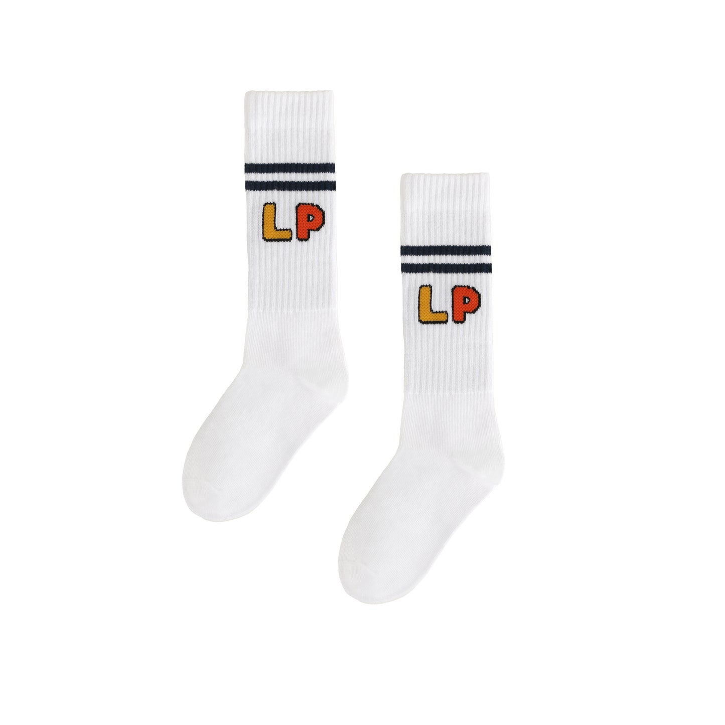 Navy LP Knee Socks