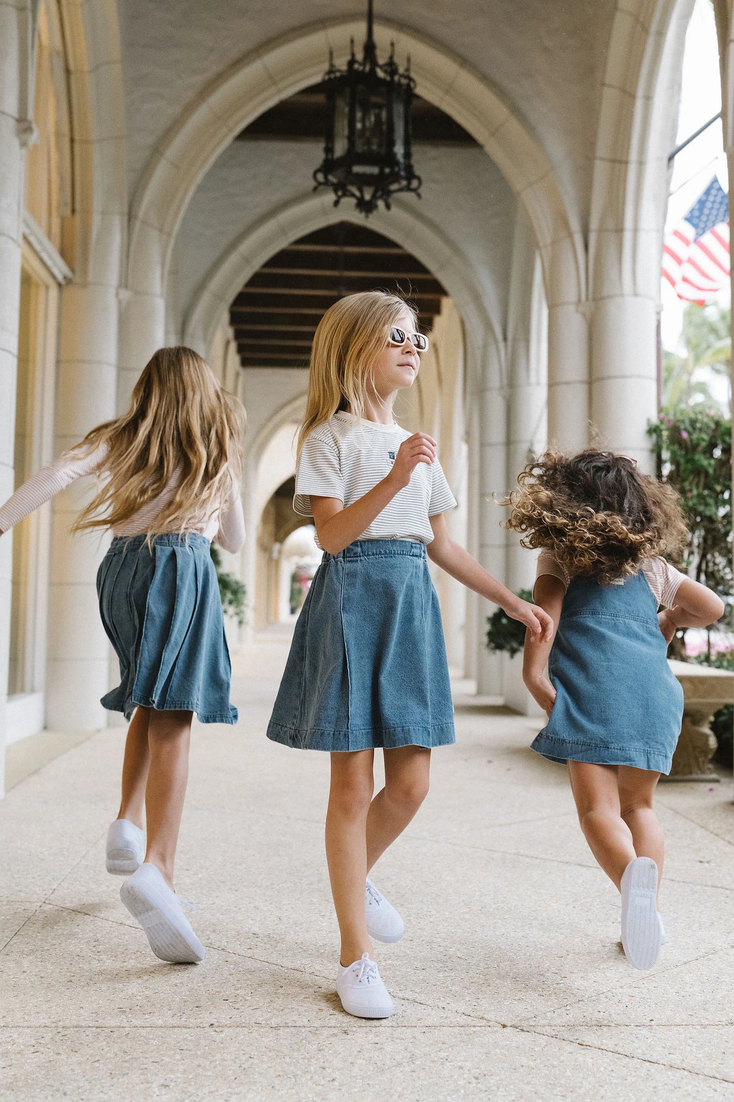 Denim City Overlay Skirt