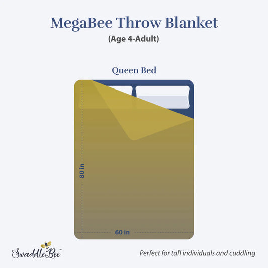 MegaBee Throw Blanket - Caramel Brown