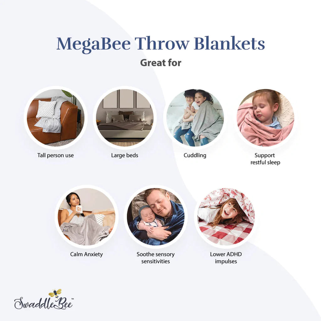 MegaBee Throw Blanket - Forest Green