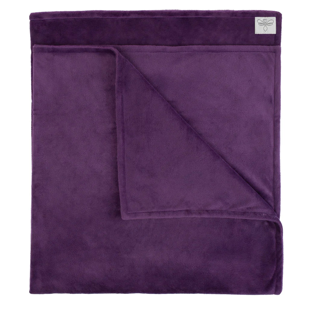 MinkyBee Stroller Blanket - Jewel Purple