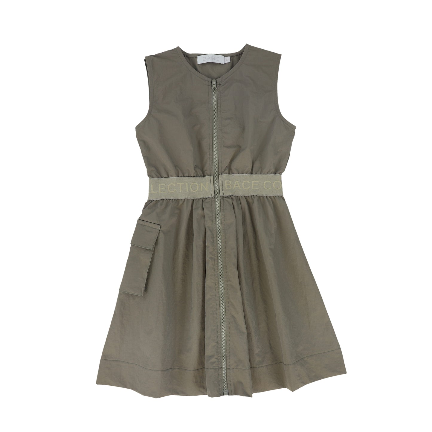 Zipper Cargo Jumper- Olive