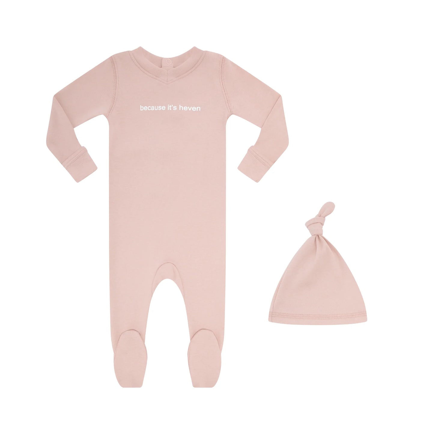 Because its Heven Footie- Pink