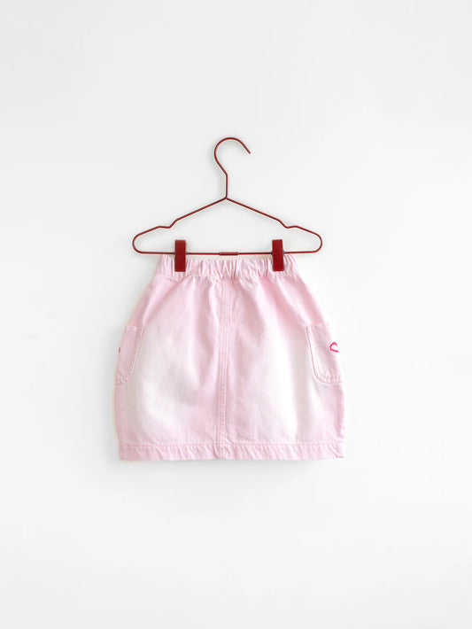 Pink Bow Barrel Skirt