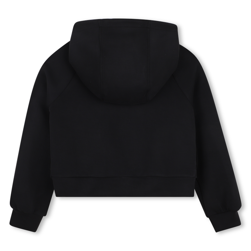 Hooded cardigan Black
