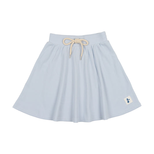 Ribbed Skirt Pale Blue