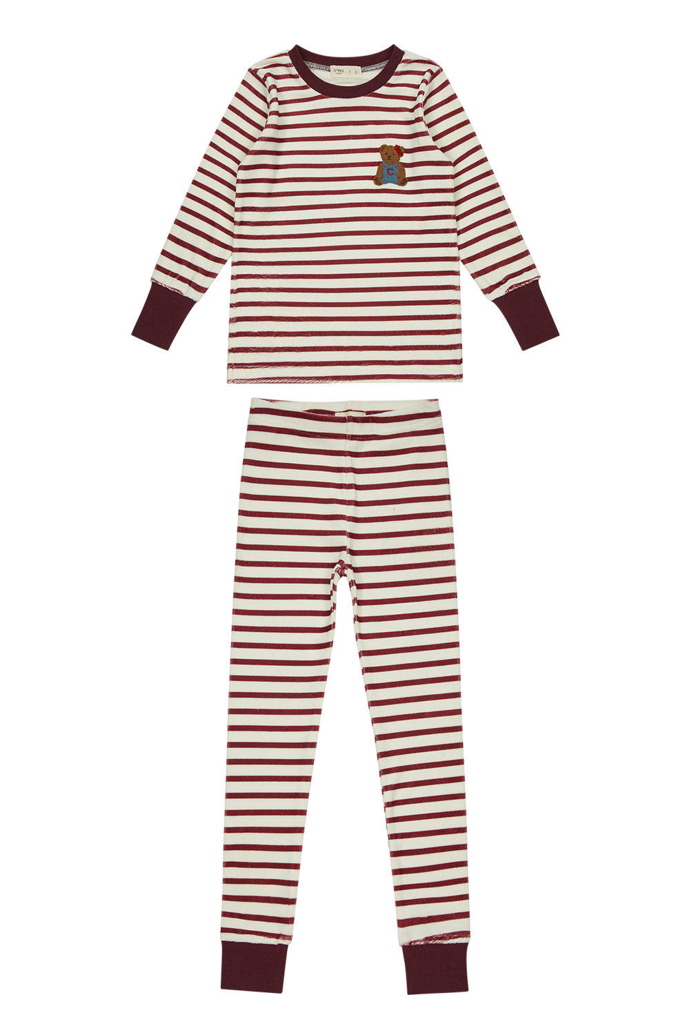 Maroon Teddy Lounge Set