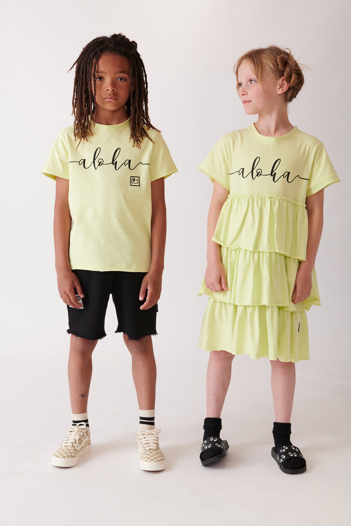 HOALOHA SHADOW LIME T-shirt