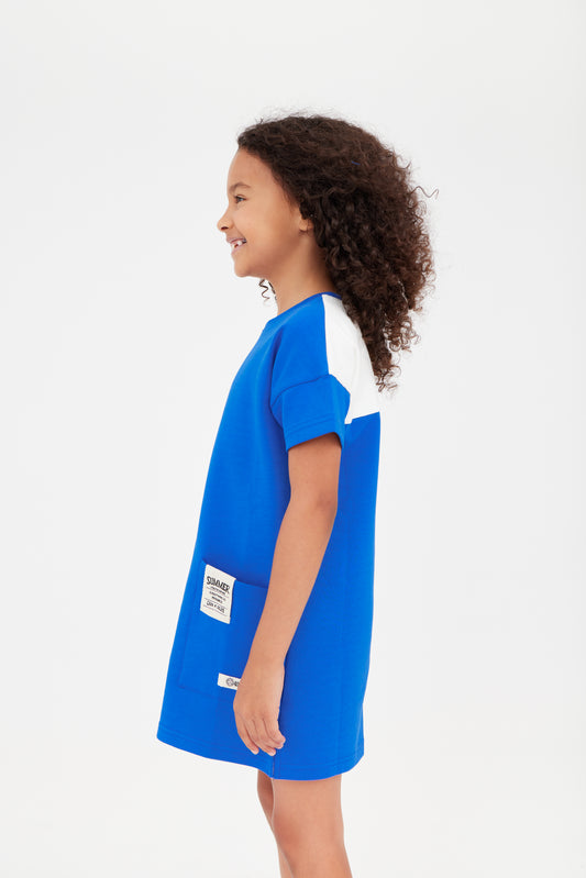Cobalt Cotton Dress