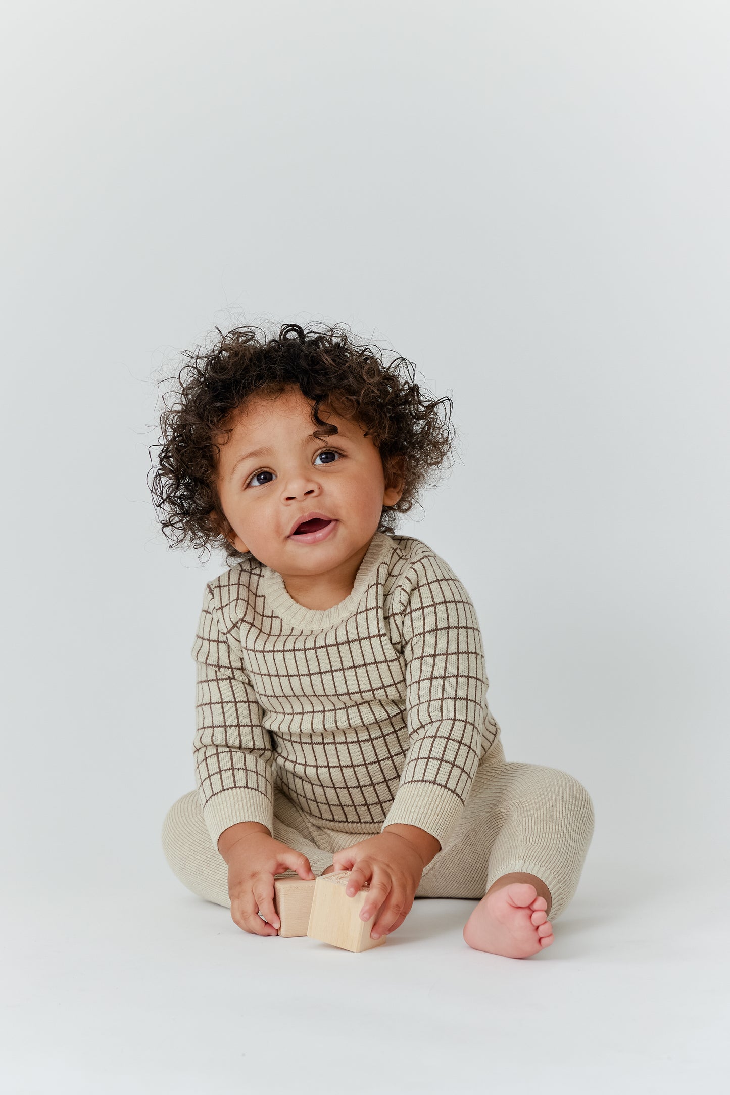 Grid Knit Set