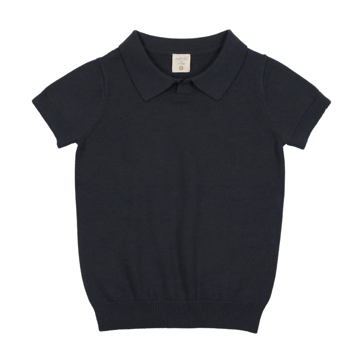KNIT POLO SHORT SLEEVE- OFF NAVY