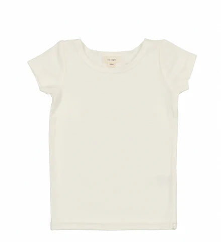 Bamboo Tee Short Sleeve Cream