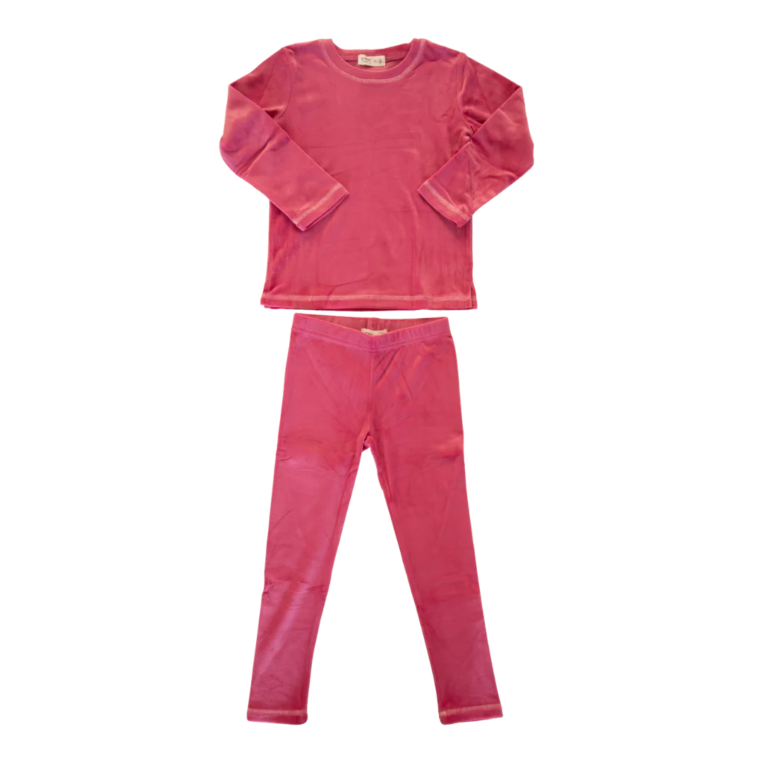 Pink Velour Set