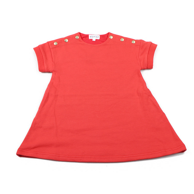 Snap Collection - Red Dress - Short Sleeve