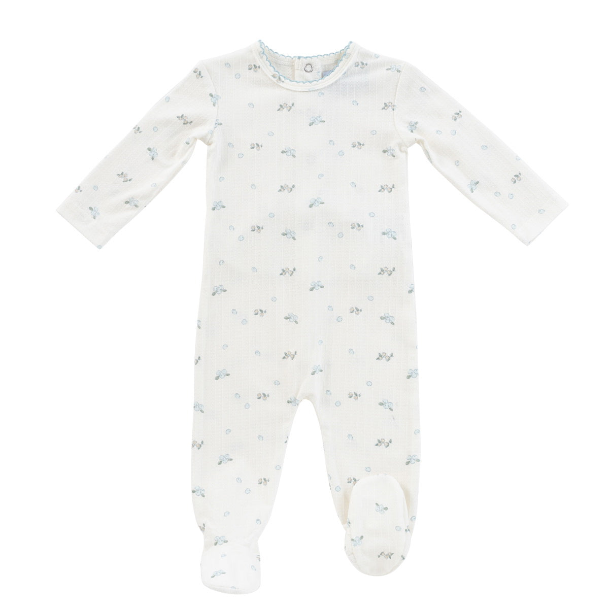 Blue Berry Pattern Romper
