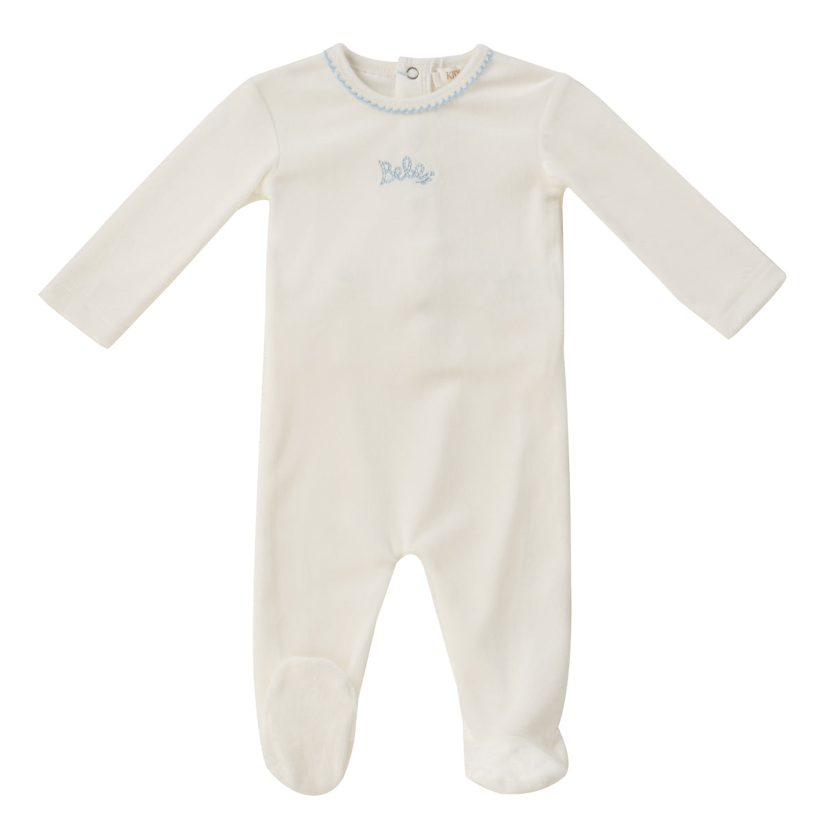 Bebe Romper - White Blue
