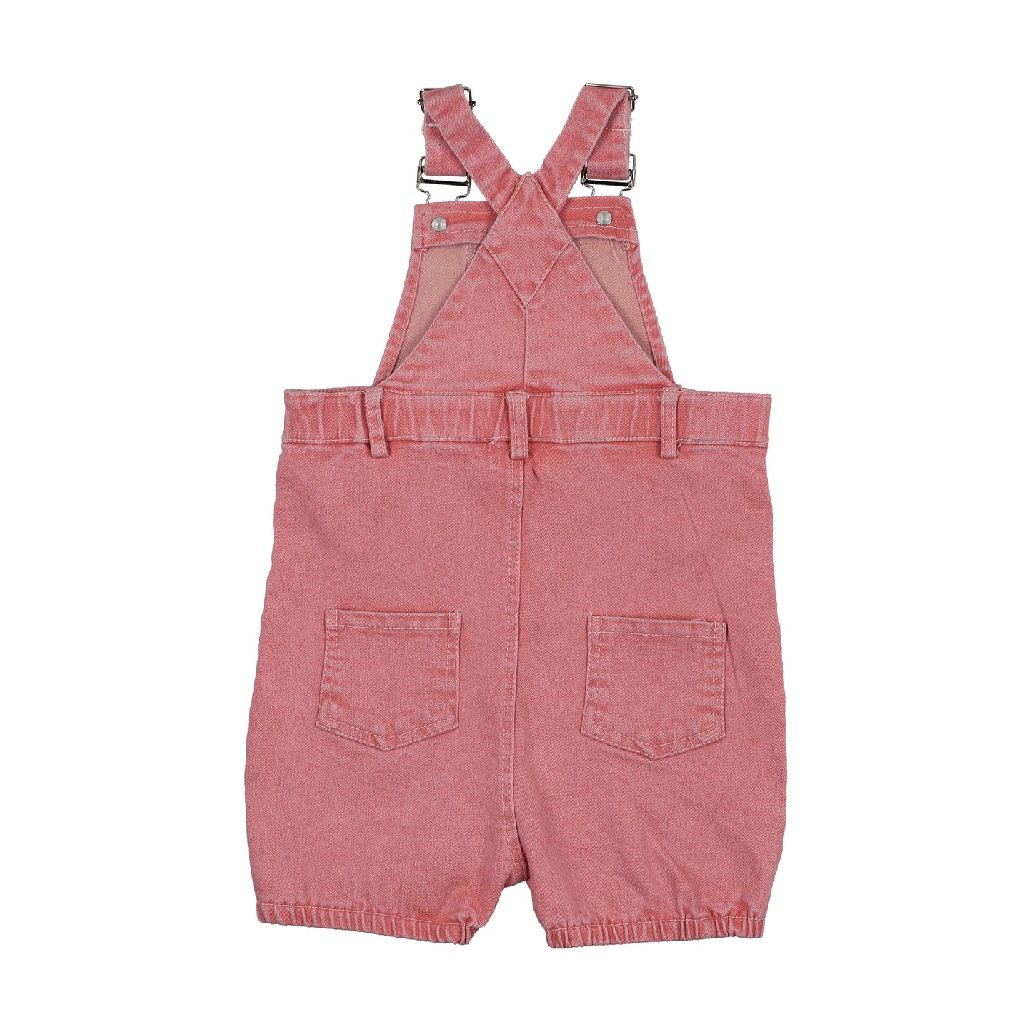 Raspberry Denim Romper