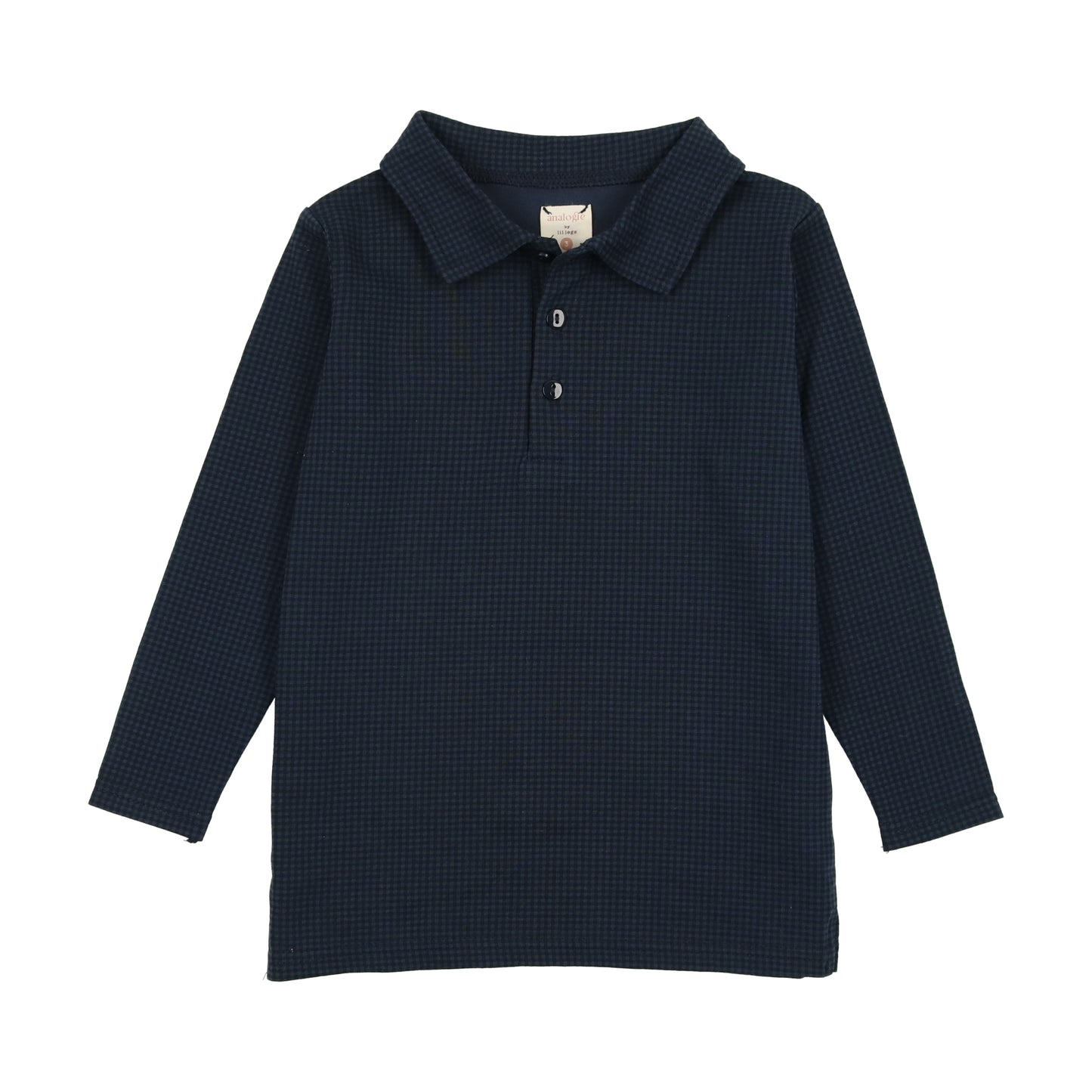 Tiny Check Polo Blue