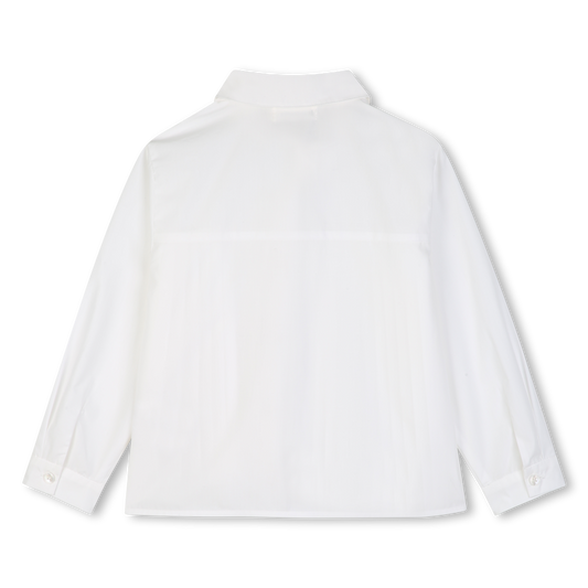 Pleated Ivory Shirt
