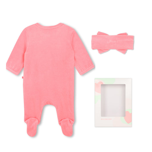 Velour Baby Girl Gift Set