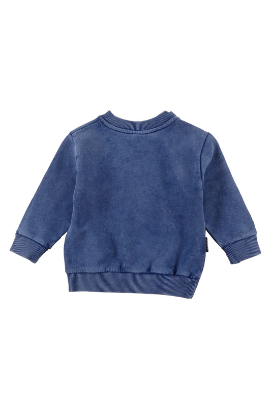 FOLK - Blue Depth Marble Dye Regular Fit Sweater