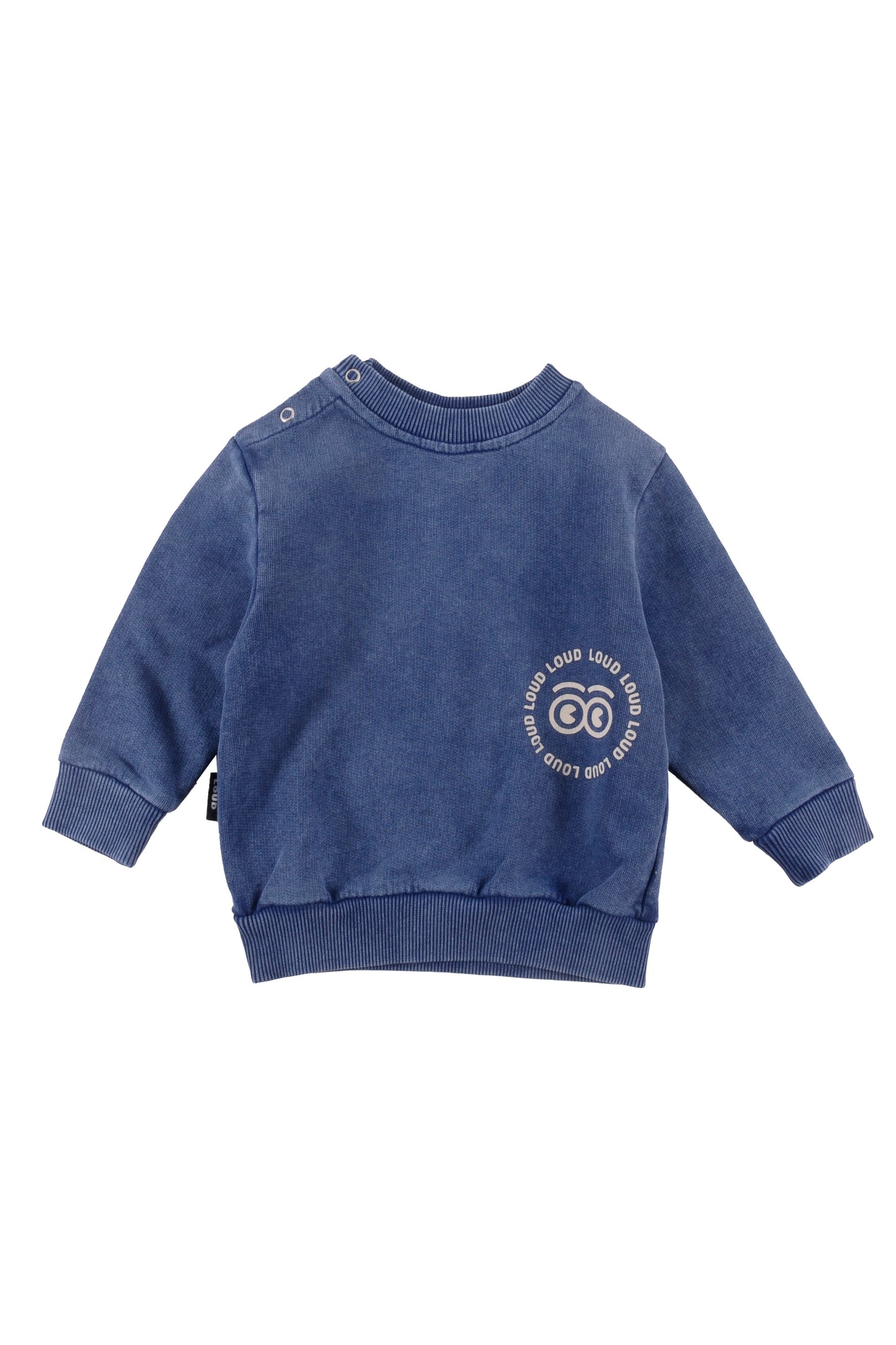 FOLK - Blue Depth Marble Dye Regular Fit Sweater
