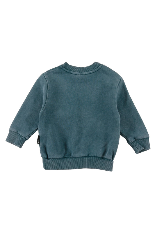 FOLK - Green Storm Marble Dye Regular Fit Sweater