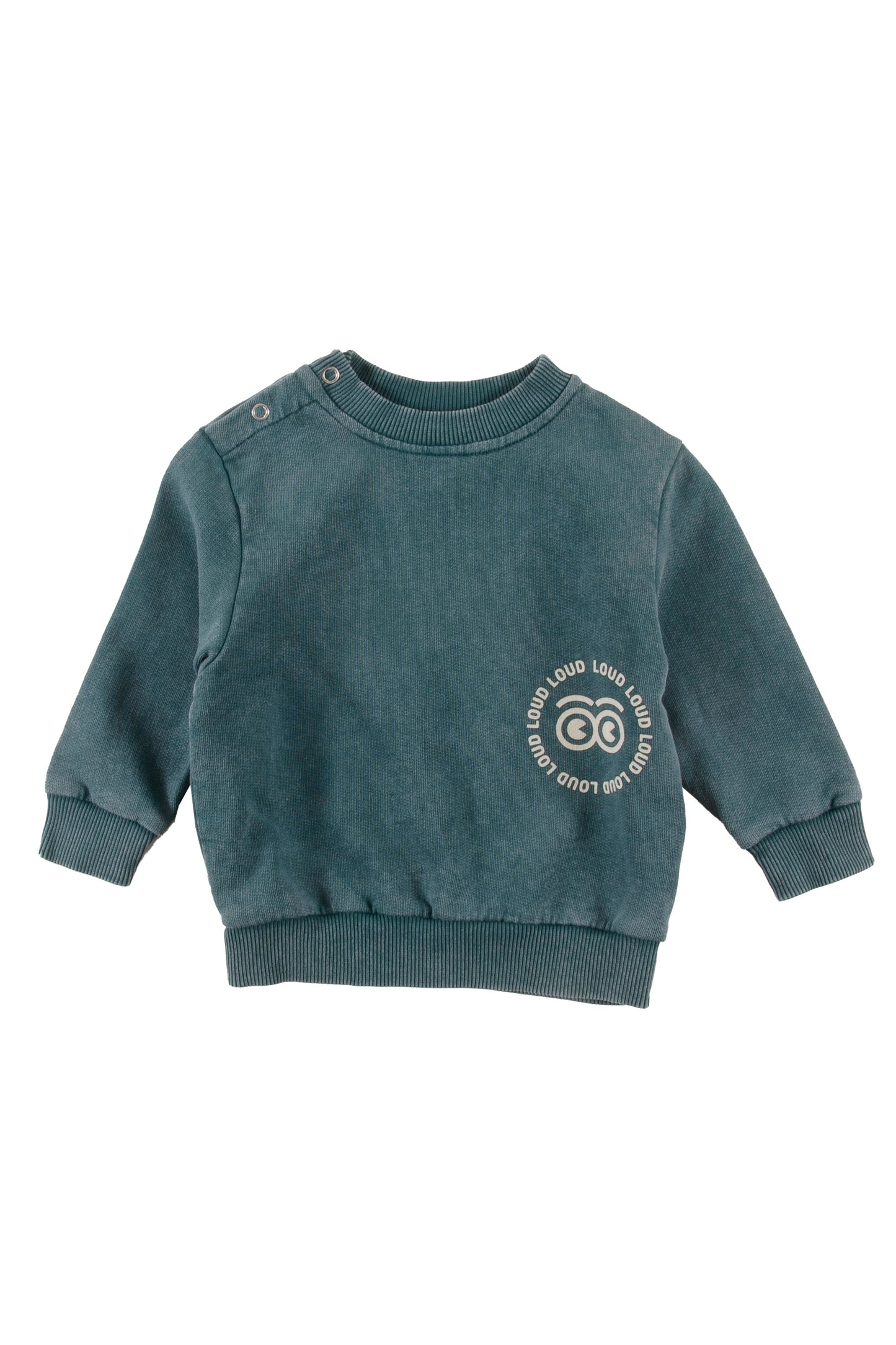 FOLK - Green Storm Marble Dye Regular Fit Sweater