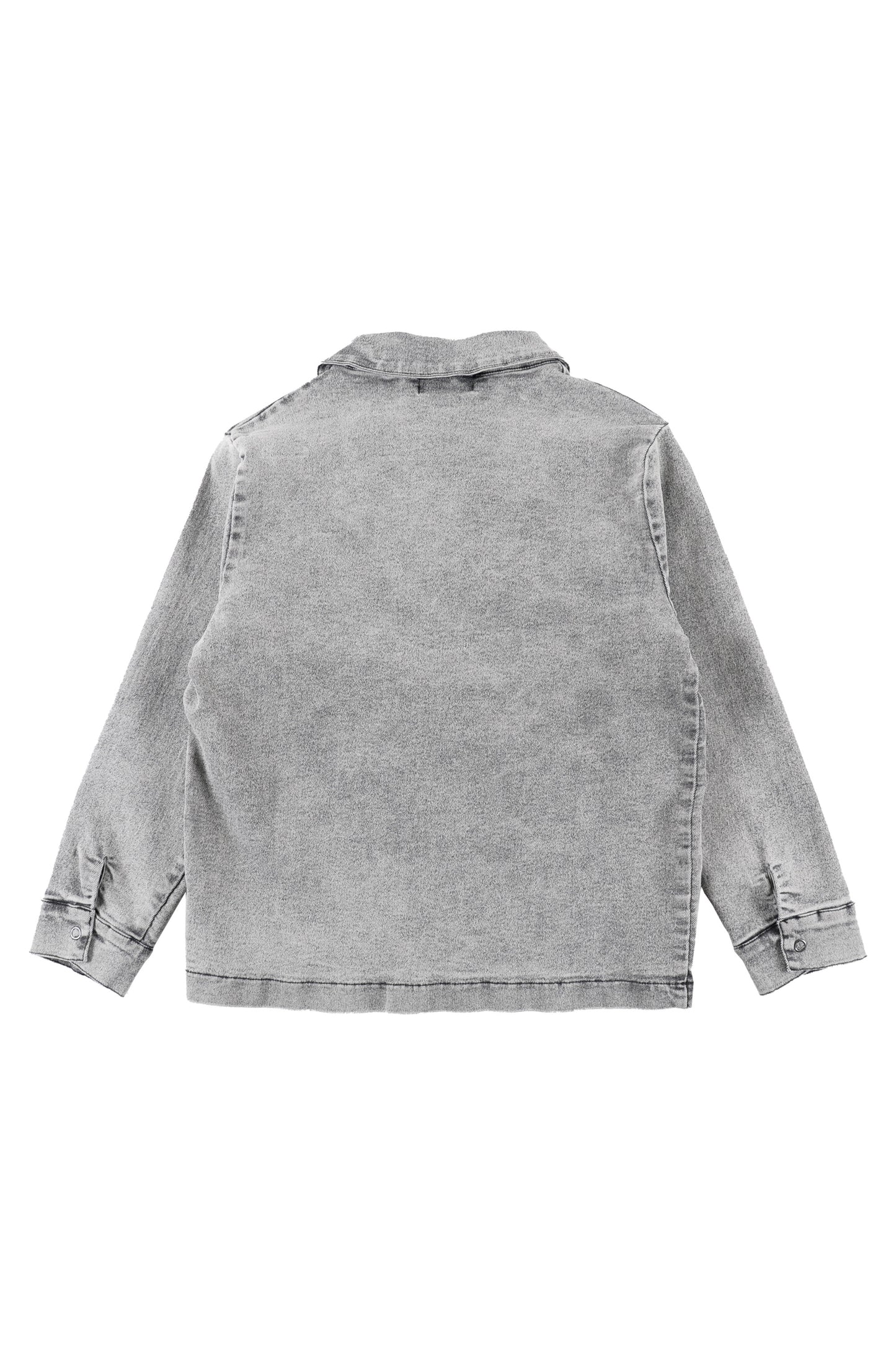 ART Shirt front pocket LIGHT GREY washed