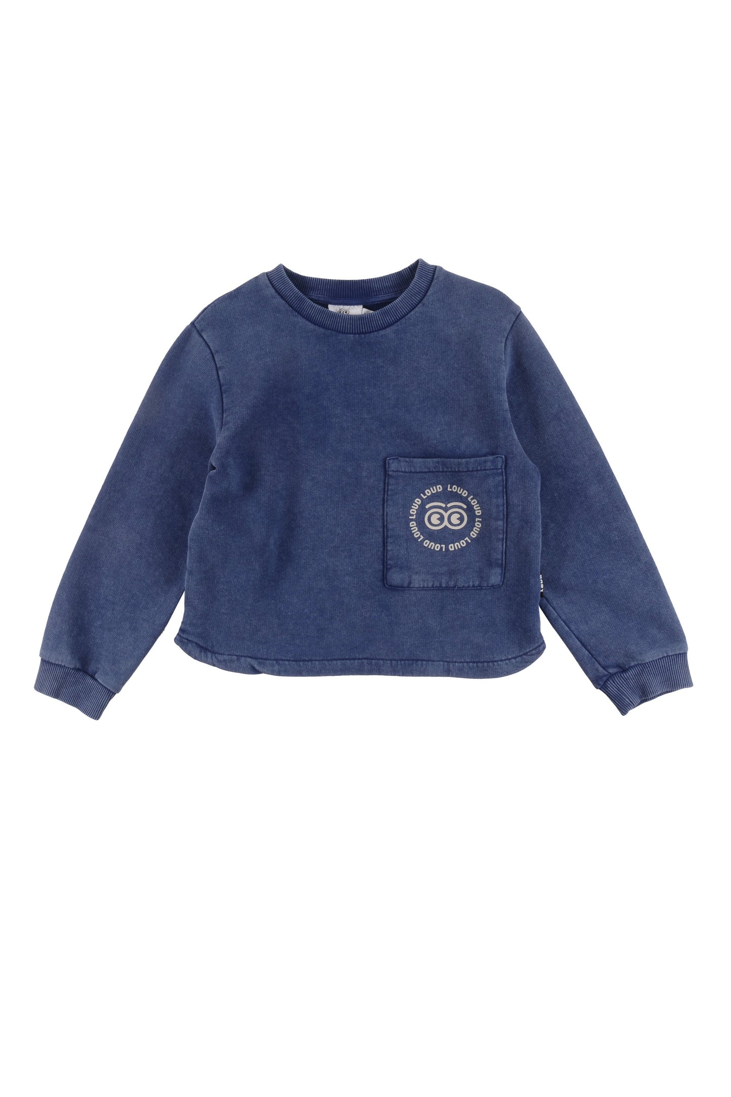 BROTHER - Blue Depth Marble Dye Front Pocket Sweater