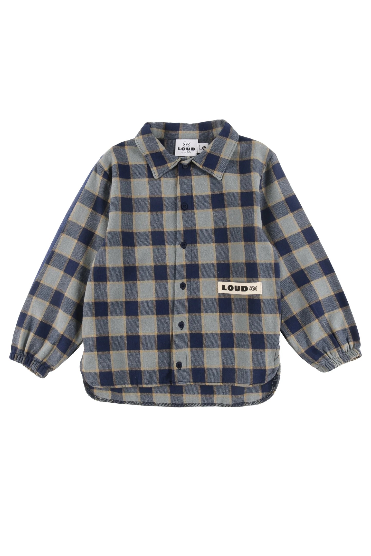 CLAN Shirt CHECK Indigo
