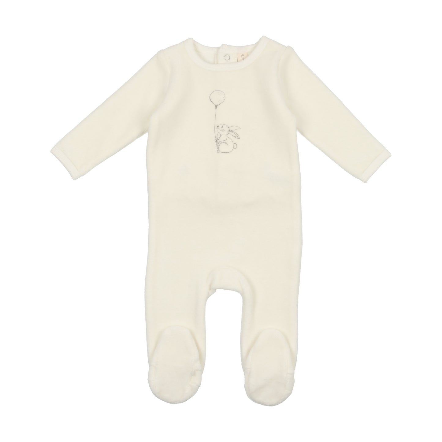 Bunny with Balloon White Layette Set