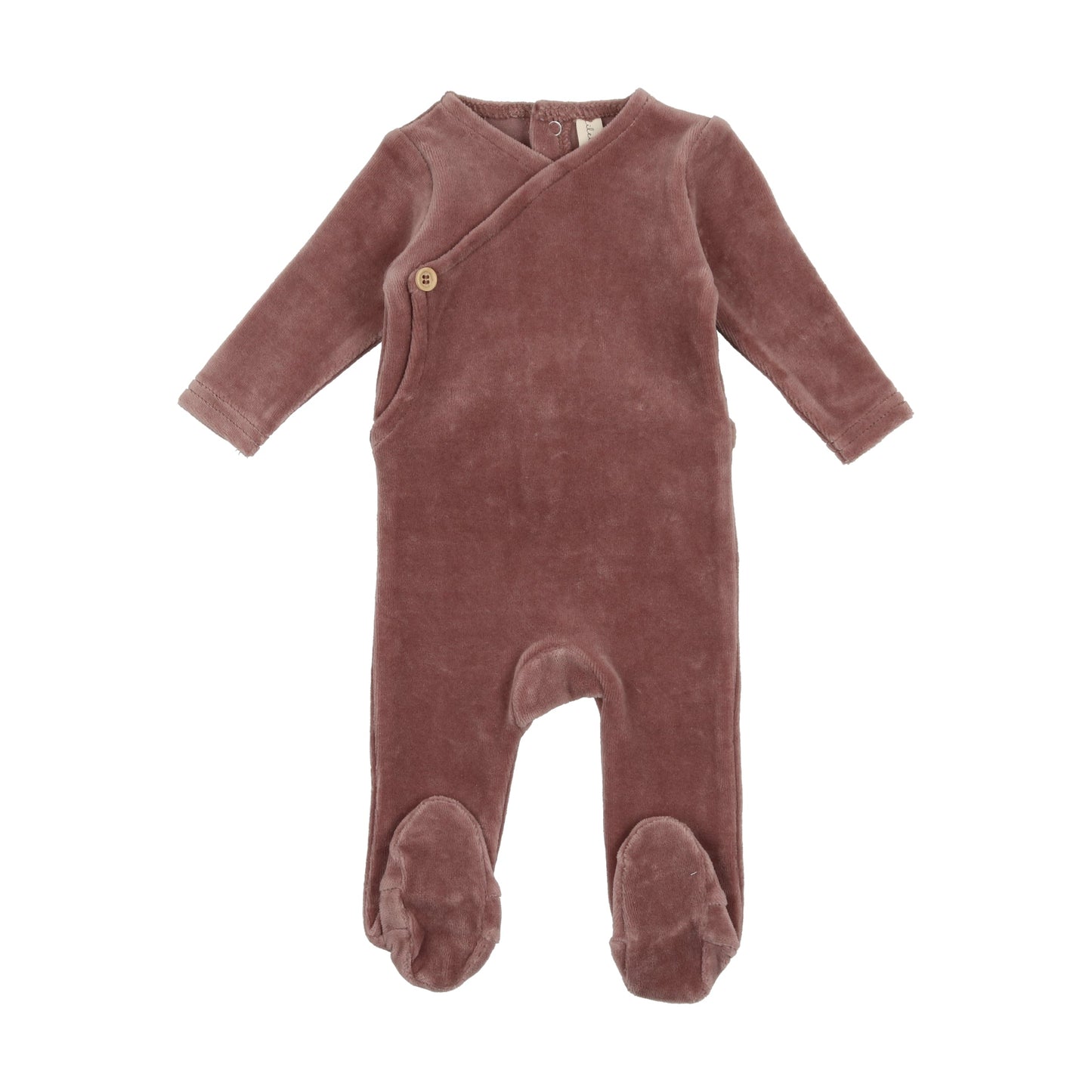 Velour Button Wrap Berry Layette Set