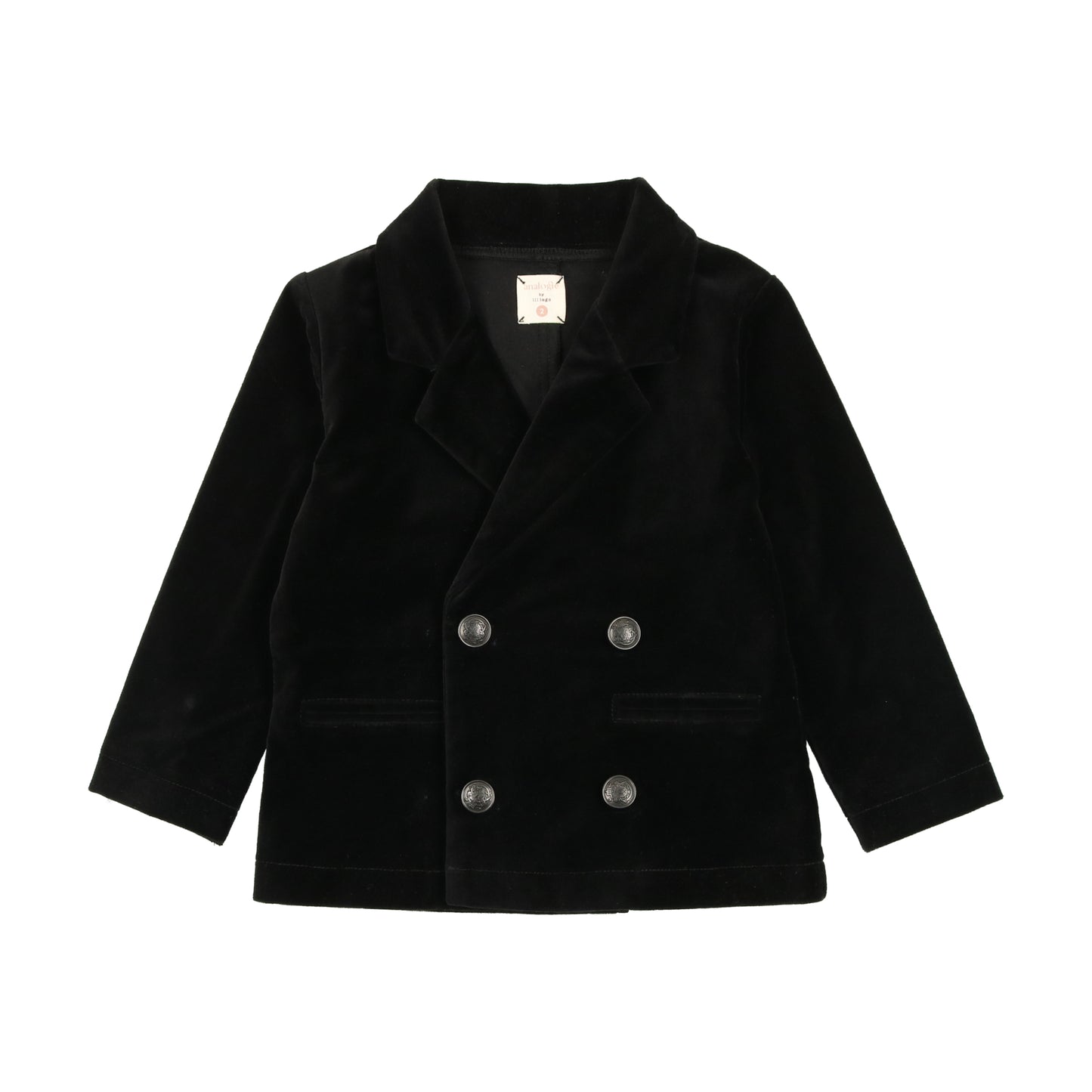 Velvet Blazer Black
